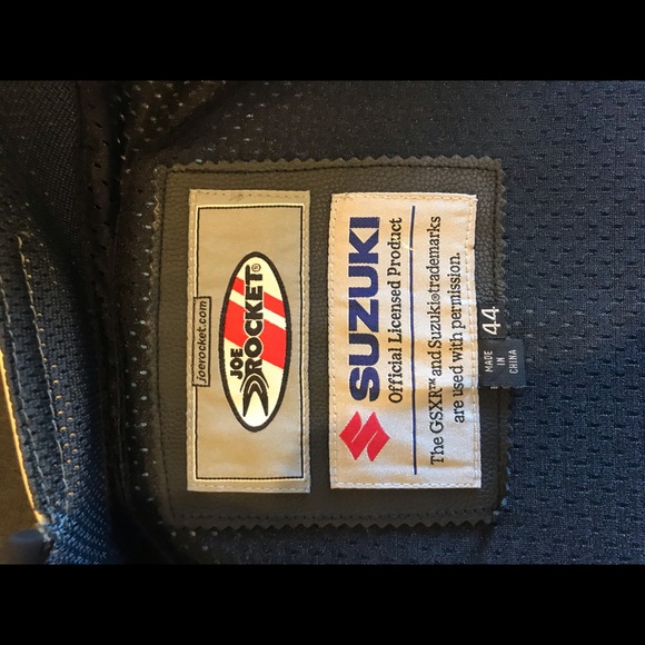 Joe Rocket / Suzuki GSXR Leather Motorcycle Jacket - Picture 3 of 4